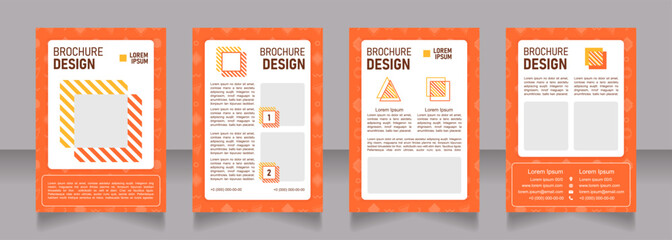 Wall Mural - gym blank brochure design. template set with copy space for text. premade corporate reports collecti