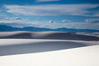 Tranquil white sdunes mountains, White Sands, New Mexico, United States