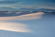 Tranquil white sand dune, White Sands, New Mexico, United States
