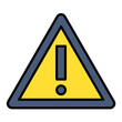 © SAMDesigning - Danger Sign Line Color Icon