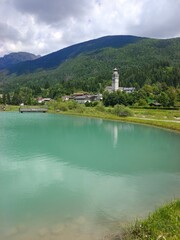 lake in the mountains