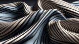 Fototapeta  - Smooth elegant silk fabric texture, generative AI.