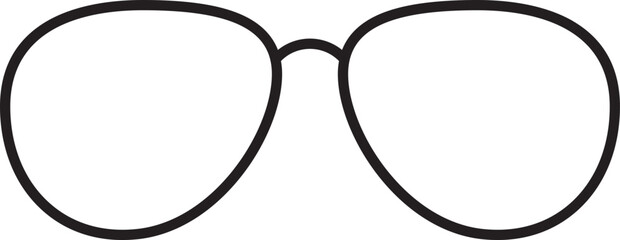 glasses frame fashion, eyeglasses outline shape