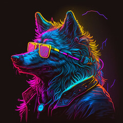 Naklejka na meble Wolf