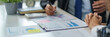 © mojo_cp - Business startup team working together, Diverse people brainstorming in workplace..