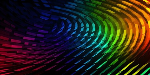 Wall Mural - Rainbow futuristic modern background, colorful gradient wallpaper, ai generated