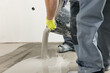 © Parilov - Screed concrete with self leveling cement mortar for floors
