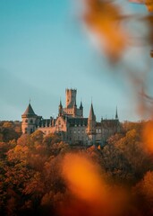 Wall Mural - Beautiful view of the Marienburg Castle in Pattensen, Germany