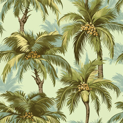 Naklejka na meble Seamless Colorful Hawaii Palms Pattern.

Seamless pattern of Hawaii Palms in colorful style. Add color to your digital project with our pattern!