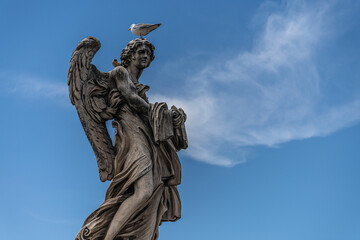 Wall Mural - Angel with Seagull