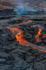 Wall Mural - Kilauea shield volcano in Hawaii