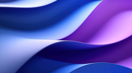 Wall Mural - Abstract paper gradient blue and purple background A pro generative AI