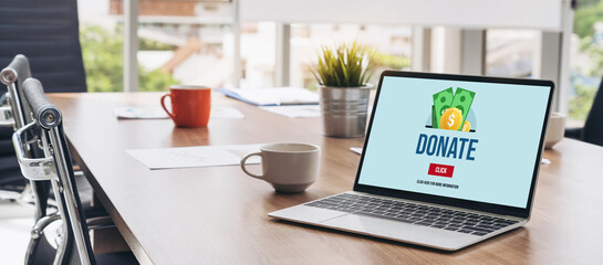 Online donation platform offer modish money sending system for people to transfer on the internet