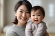 © CrioStudio - 笑顔の赤ちゃんママ（日本人）　with generative ai