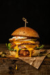 © Marta Mauri/Stocksy - Double Smash Burger with cheese