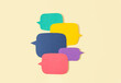 © kkgas/Stocksy - Colorful speech bubbles