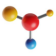© agungkreatif - molecule cartoon style 3d render