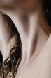 © Anastasia Mihaylova (Shpara)/Stocksy - Closeup photo of woman's neck skin texture