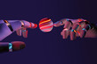 © Marcos Osorio/Stocksy - Robot hands holding an artificial intelligence sphere