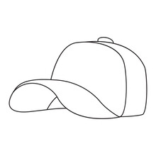 Hat Line Vector Illustration