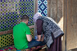 © oybekostanov - leg muscles massage in uzbekistan