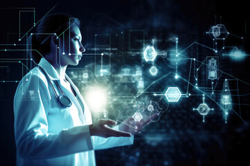 healthcare concept. Generative AI