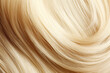 © World of AI - close up texture of beautiful shiny blond hair created with AI generative tools