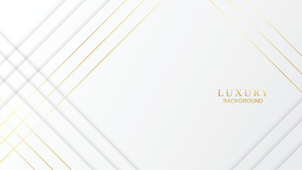 Vector elegant modern 3d gold line background