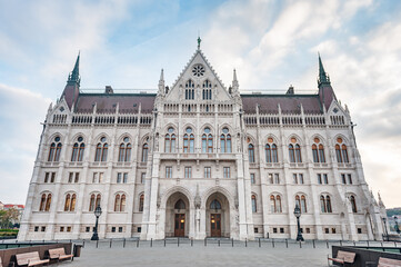 Sticker - Parliament building in Budapest, Hungary,