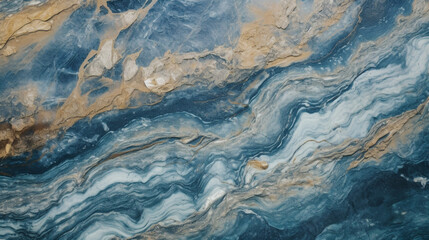  Blue ocean background. Marble stone texture with Generative Ai.