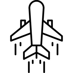 Sticker - Air Transportation Icon