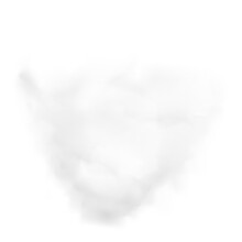 Realistic White Cloud In Heart Shape With Transparency. Png Clipart Isolated On Transparent Background