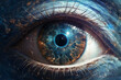 © MUS_GRAPHIC - open eye in space, generative ai