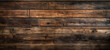 Old wooden flooring texture background. Worn and distressed 1800s style wooden floor. wooden planks with some knots. hand edited generative AI.