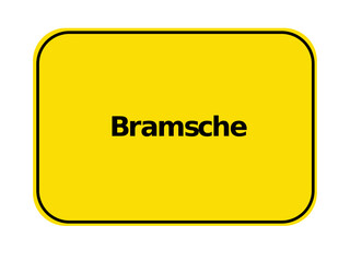 Sticker - Ortseingangsschild -Bramsche