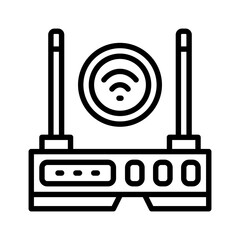 router icon for your website, mobile, presentation, and logo design.