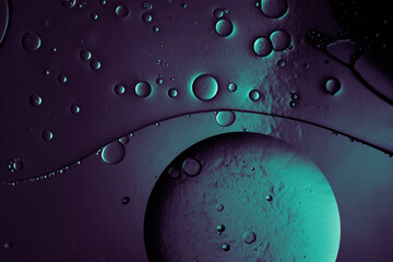 Wall Mural - abstract graphic background with fluid lines and circles