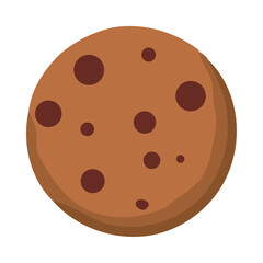 Canvas Print - Gourmet chocolate cookie icon