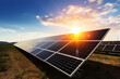 Renewable energy concept - solar panels