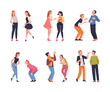 © topvectors - People Character Telling Funny Story and Joke Laughing Out Loud and Having Fun Vector Set
