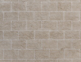 Fototapeta  - Ashlar masonry texture, white rectangular and flat stones with clear joints