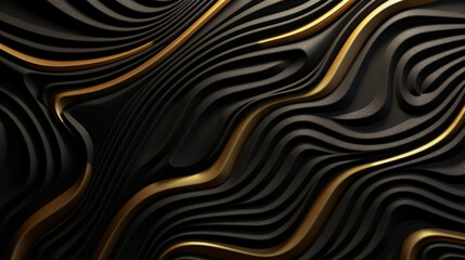 black wave textured