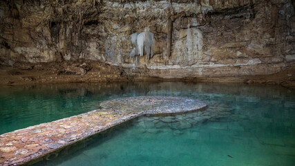 Wall Mural - Cenote Suytun near Valladolid