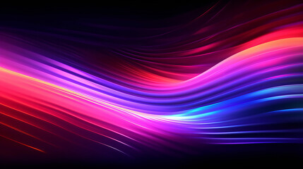 Aufkleber - A vibrant abstract background with flowing waves. Generative ai