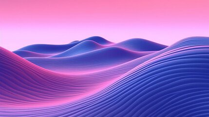 Aufkleber - A colorful abstract background with flowing lines and curves. Generative ai