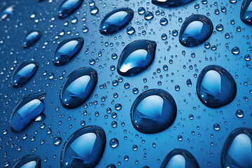 Poster - Close-up, water drops