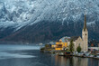 © Cavan Images - church on the shore of lake Hallstatt in the Austrian Alps