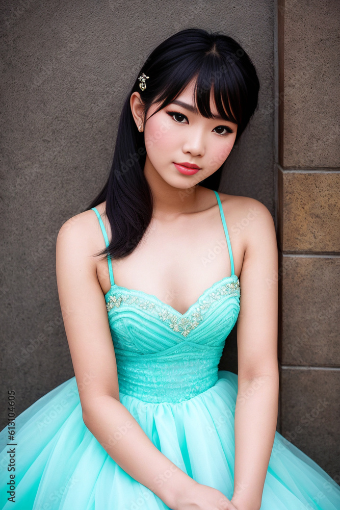 shemale   Beautiful shemale from Thailand in women's clothing. Generative AI の Stock  イラスト | Adobe Stock