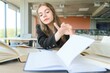 © Serhii - girl at the desk in school