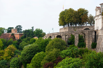 Wall Mural - Walls surrounding the city of Bergamo